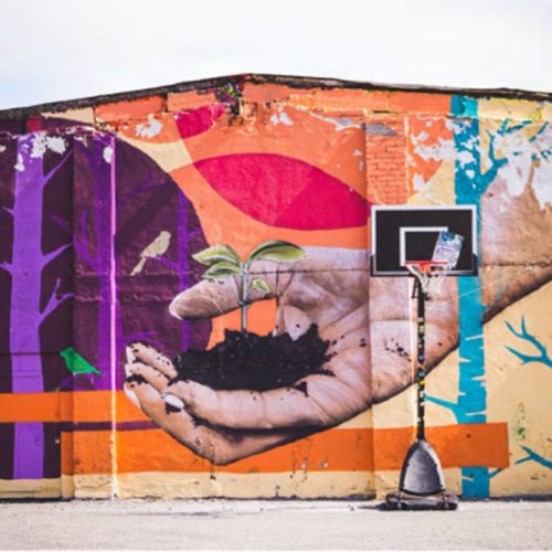 Salwa dallalah on the indaba during climate negotiations.